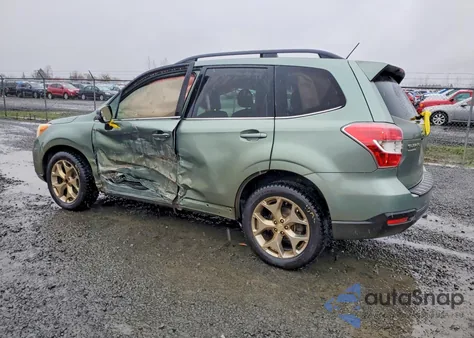 2015 Subaru Forester 2.5I Touring z USA, uszkodzony, nr VIN JF2SJAUC2FH495183